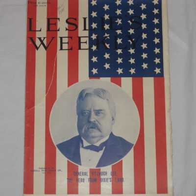 Leslie's Weekly Illustrated, Vol. LXXXVI No. 2224, "Heroe of Dixie's Land"