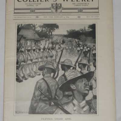 Collier's Weekly, Vol. 22 No. 18, Filipinos Under Arms