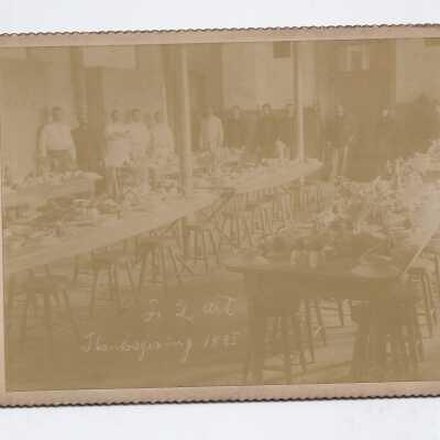 Thanksgiving 1885 at Fort Riley Kansas.