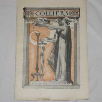 Collier's Weekly, Vol.22 No. 7, Thanksgiving Issue, "The King Of The Herd."