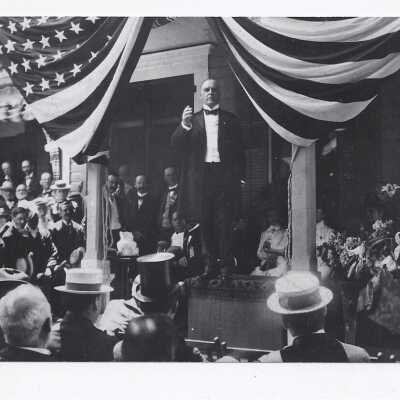 President McKinley Accepting the Nomination for the second Term July 12, 1900 Blank F
