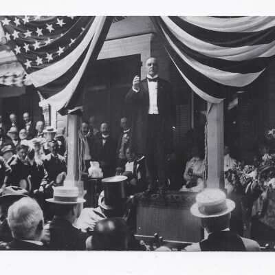 President McKinley Accepting the Nomination for the Second Term, July 12, 1900 Blank TT