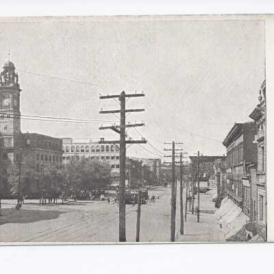 Public Square Looking North, Canton, Ohio