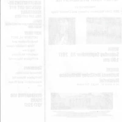 Civil War Encampment and Mary Ann Bickerdyke presentation flyer
