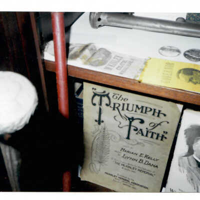 Photo of McKinley Exhibit at Niles Historical Society