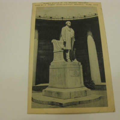 Marble Statue of the Beloved President- Done by D. Massey Rhind, McKinley Birthplace Memorial, Niles, Ohio