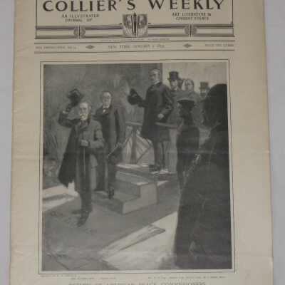 Collier's Weekly, vol. 22 No. 14, Return of American Peace Commissioners