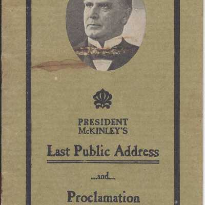President McKinley's Last Public Address and Proclamation