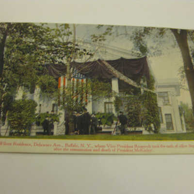 Ansley Wilcox Residence, Delaware Ave., Buffalo, N.Y. where Vice-President Roosevelt took the oath of office Sept. 14th, 1901 after the assassination and death of President McKinley.