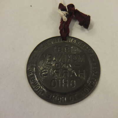 1891 McKinley and Harris Tin Plate