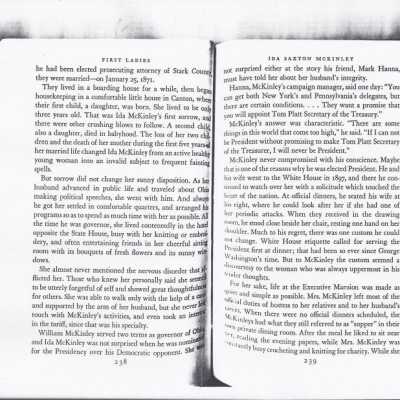 Ida Saxton McKinley, page 2.