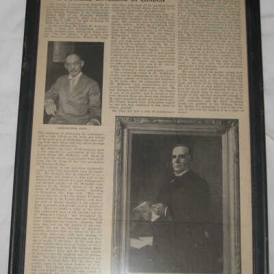 Newspaper article from Christian Advocate 1914