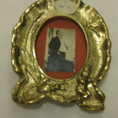 Gold Frame and small picture of President McKinley