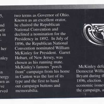 Copy of short biography of McKinley.