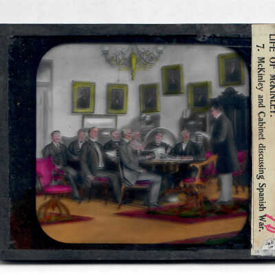 Economic Series Life of McKinley 7. McKinley and Cabinet Discussing Spanish War