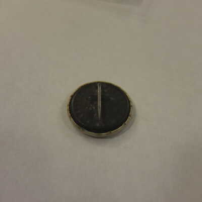 White McKinley Campaign Pin