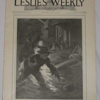 Leslie's Weekly Illustrated, Vol. LXXXIX No.2294, Ponce Swept by The Hurricane's Rushing Waters.