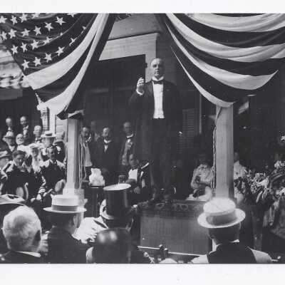 President McKinley Accepting the Nomination for the Second Term July 12, 1900 Blank NN
