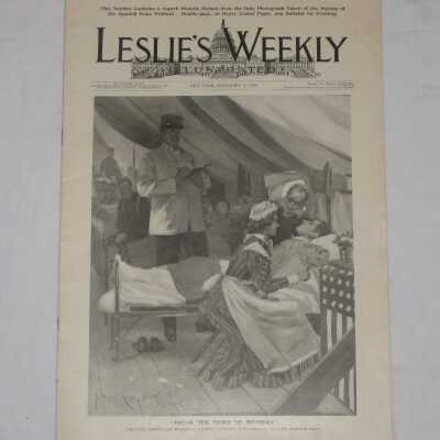 Leslie's Weekly Illustrated, Vol. LXXXVII No. 2244, "Break The News To Mother!"