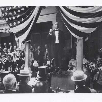 President McKinley Accepting the Nomination for the Second Term July 12, 1900 Blank KK
