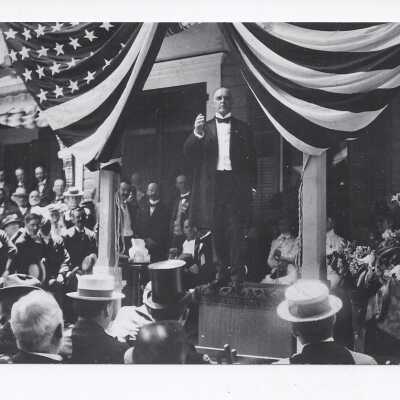 President McKinley Accepting the Nomination for the Second Term July 12, 1900 Blank U