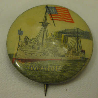 Battleship Maine pin.
