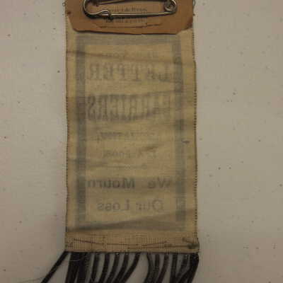 Mourning Badge, New York Letter Carriers