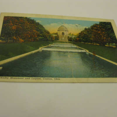 McKinley Monument and Lagoon, Canton, Ohio.