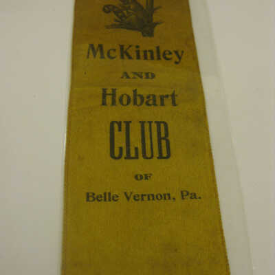 Yellow McKinley and Hobart Club Ribbon
