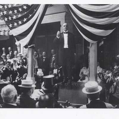 President McKinley Accepting the Nomination for the Second Term July 12, 1900 Blank S