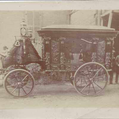 Side View of the McKinley Hearse.