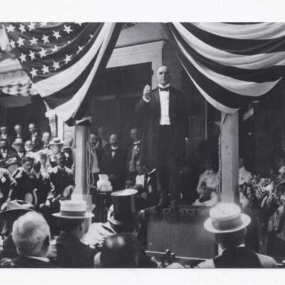 President McKinley Accepting the Nomination for the Second Term, July 12, 1900 Blank OO