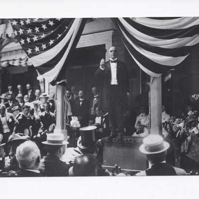 President McKinley Accepting the Nomination for the Second Term July 12, 1900 Blank M