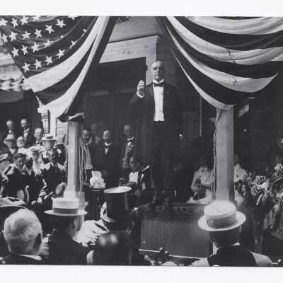 President McKinley Accepting the Nomination for the Second Term, July 12, 1900 Blank PP