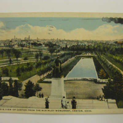 Bird's Eye View of Canton from the McKinley Monument, Canton, Ohio