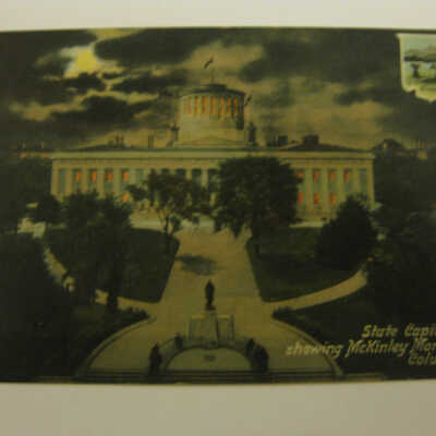 State Capitol showing McKinley Monument, Columbus, Ohio