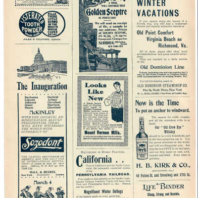 1897 Witnesses the Inauguration ad