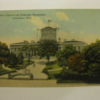 State Capitol and McKinley Monument, Columbus, Ohio