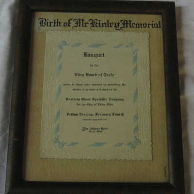 1910 banquet program