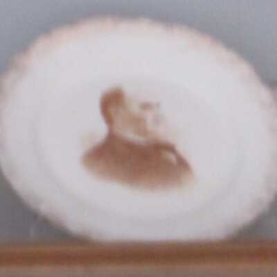 White McKinley plate