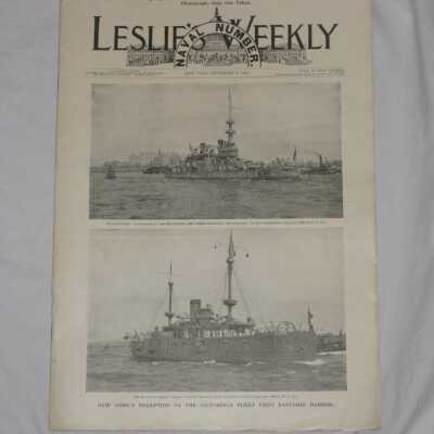 Leslie's Weekly Illustrated, Vol. LXXXVII No. 2243, "Naval Number."