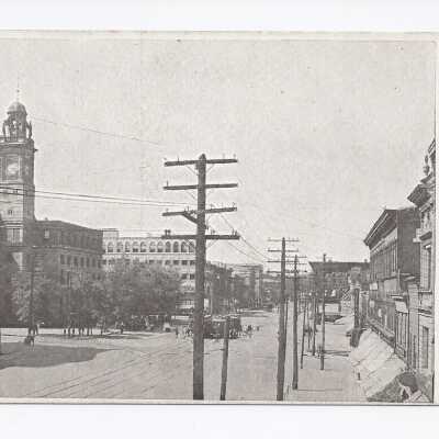 Public Square Looking North, Canton, Ohio