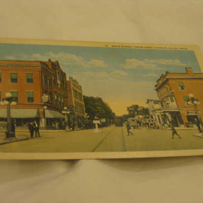 Postcard of Main Street in Niles, Ohio