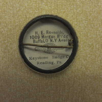 Where Our President Fell lapel button.