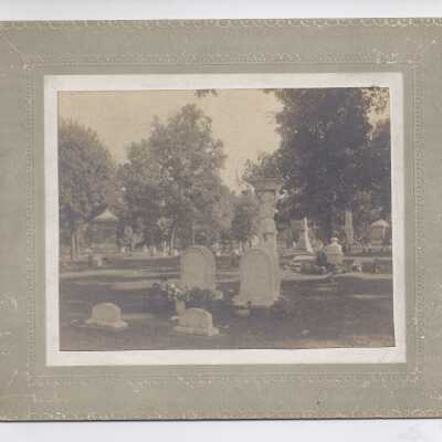 Area of West Lawn Cemetery Canton, Ohio Near McKinley's Temporary Tomb