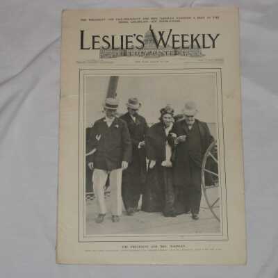 An issue of Leslie's Weekly Illustrated, Vol. LXXXIX No. 2293, "The President and Mrs. McKinley."