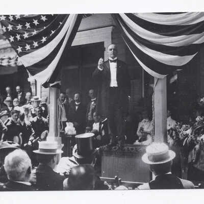 President McKinley Accepting the Nomination for the Second Term, July 12, 1900 New Jersey Stamp