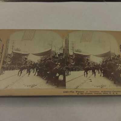 The Funeral of President MCKinley--Cavalry Waiting at the Church, Canton, Ohio, U.S.A.