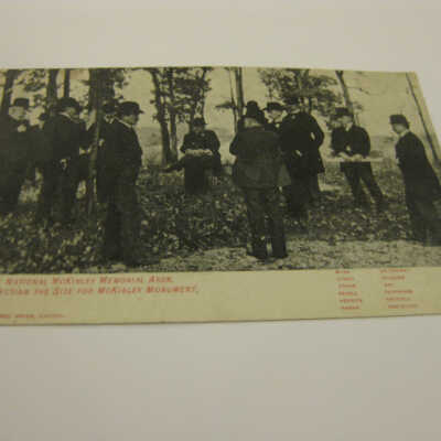 The National McKinley Memorial Assn. Selecting the Site For McKinley Monument