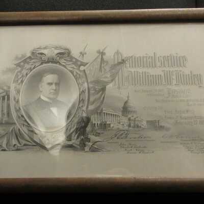 Program from D.C. memorial service